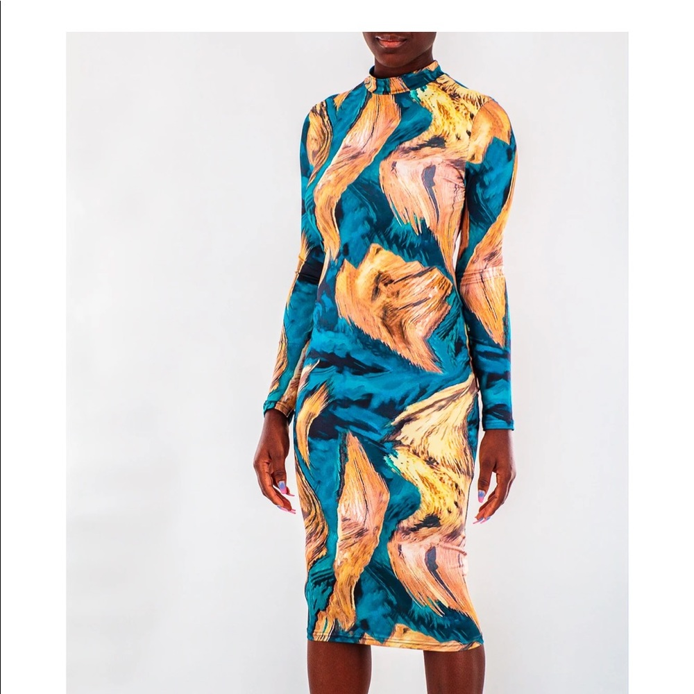 Break The Mold Print Dress